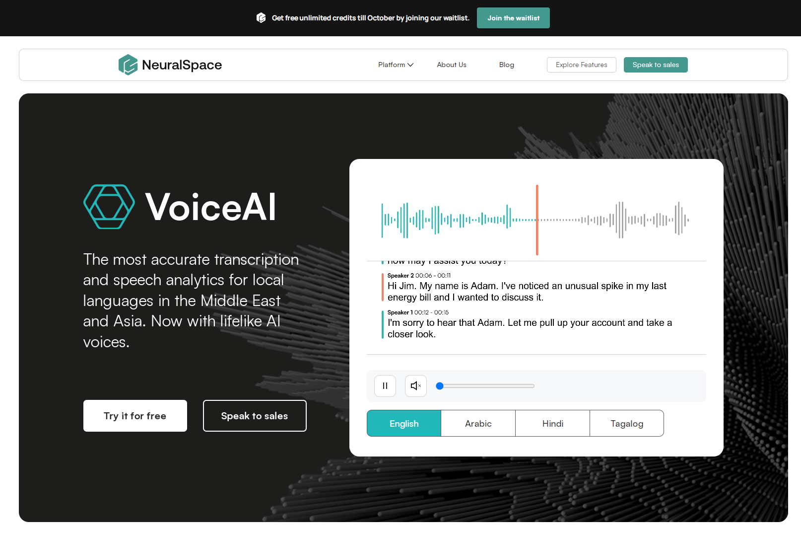 Voice AI by Neural Space