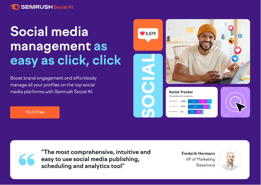 Semrush Social AI