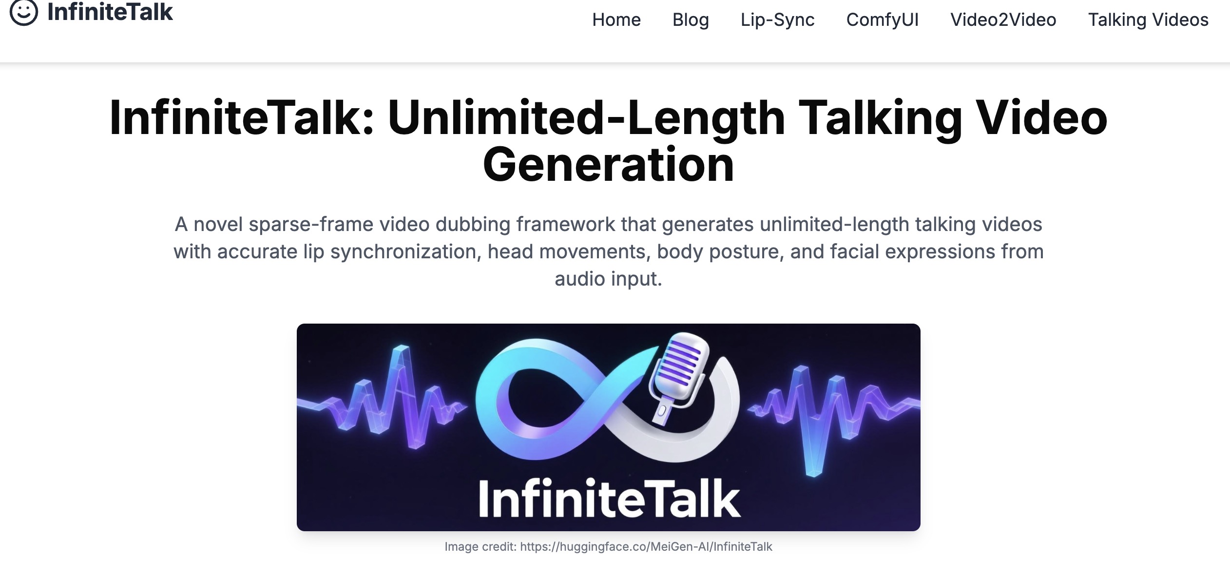 Infinite Talk